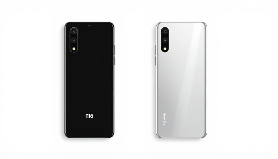 Xiaomi 16 smartphone showcasing sleek modern design features.