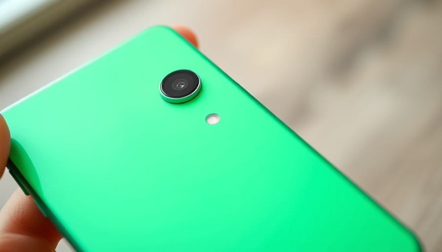 Motorola Edge 60 review: close-up of green smartphone with four cameras