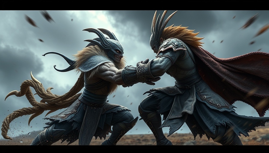 Magic: The Gathering Final Fantasy set features iconic fantasy battle.