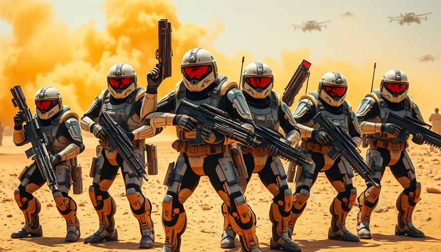 Helldivers 2 Weapon Customization: soldiers with futuristic weapons.