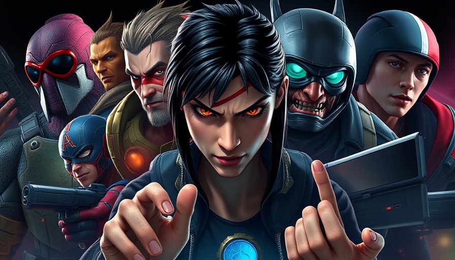 Iconic gaming characters symbolizing Bethesda's diverse game worlds.