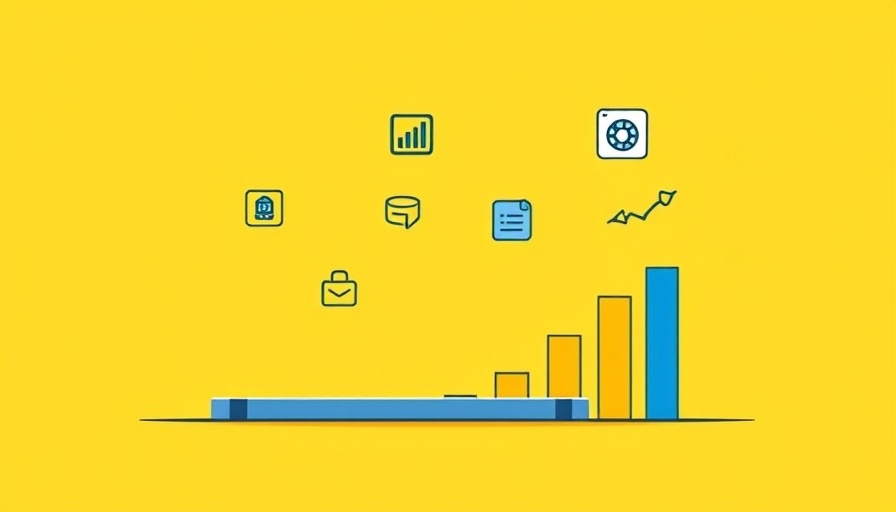 Illustration of smartphone and chart icons in yellow background, trending smartphones week 23.