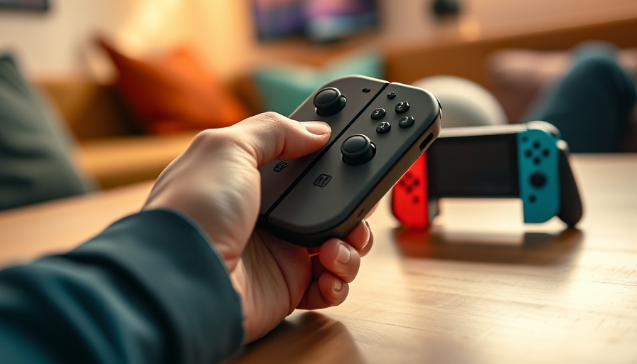 Nintendo Switch 2 Joy-Con drift issue depiction with controllers.