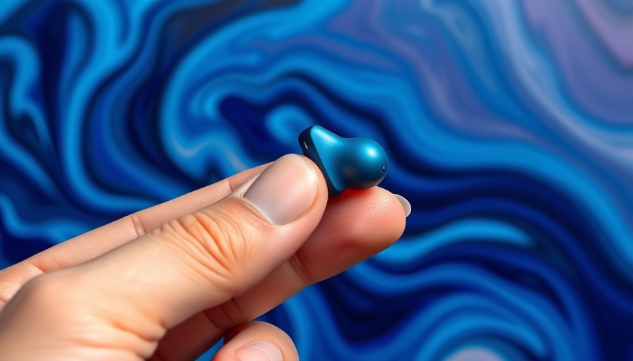 Vibrant close-up of earbud showcasing Soundcore Liberty 5 microphone quality.