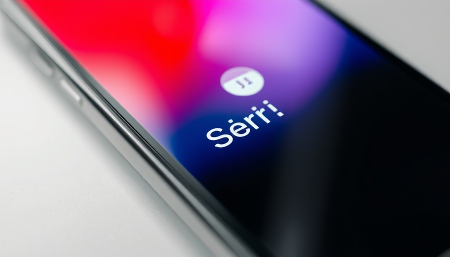 Apple's AI-Powered Siri upgrade shown on a smartphone.
