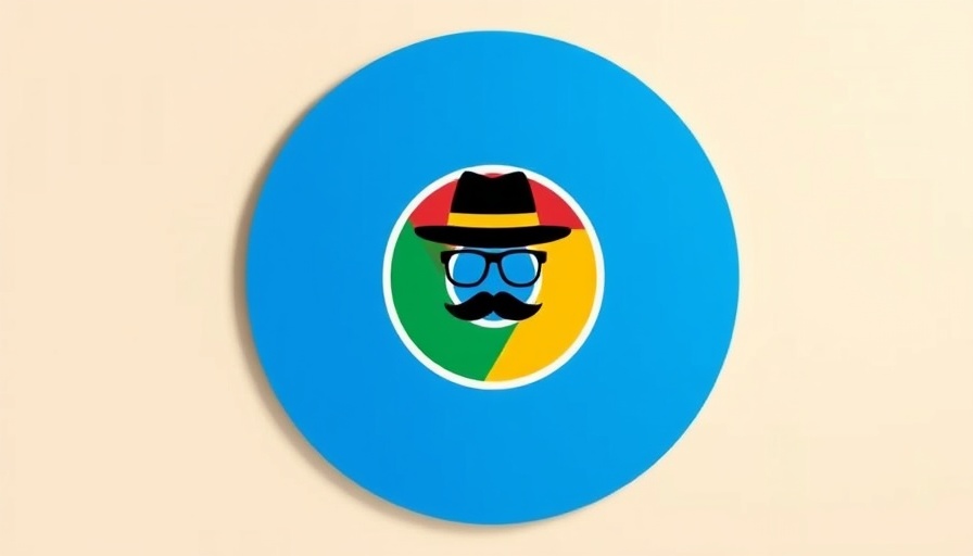 Incognito icon on Google Chrome logo suggesting privacy concerns.