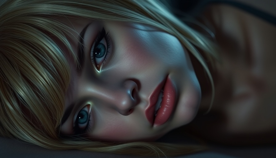 Capcom Spotlight Resident Evil Requiem character close-up, intense scene.