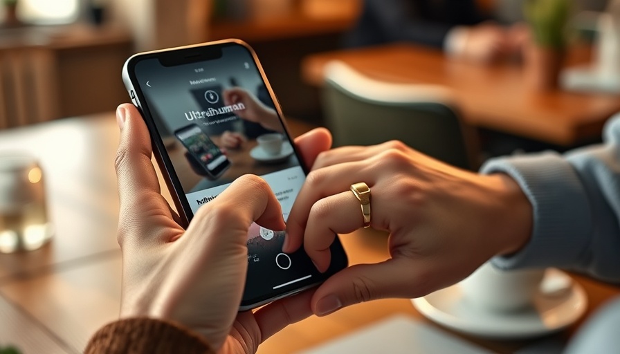 Ultrahuman Ring Air app usage showcasing Prime Day discounts.