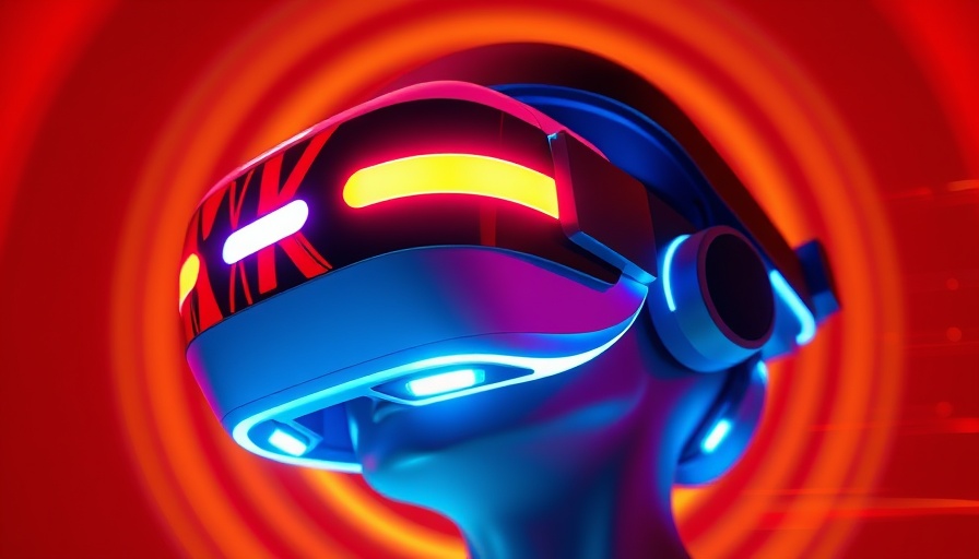 Qualcomm XR Day in India with glowing XR headset design.