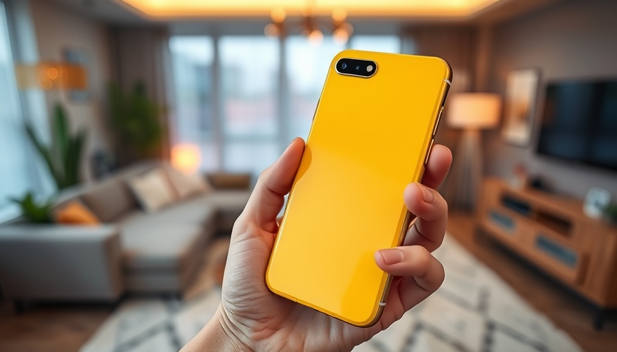 Samsung Galaxy S25 FE Launch Date: Yellow smartphone in modern setting