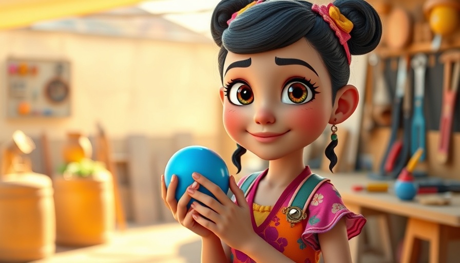 inZOI character crafting in vibrant outdoor setting