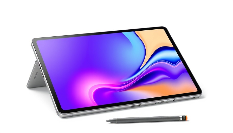Samsung Galaxy Tab S11 features vibrant display and stylus.