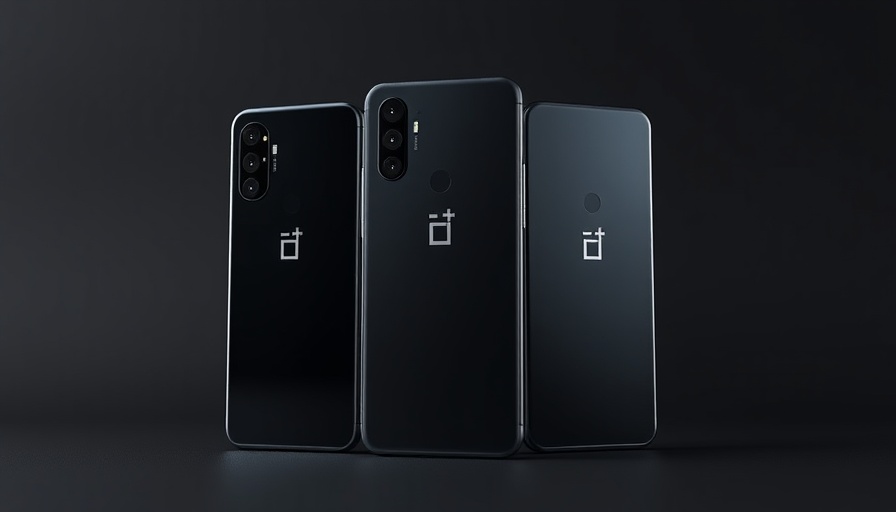 Three OnePlus 15 models showcasing design and faster charging.
