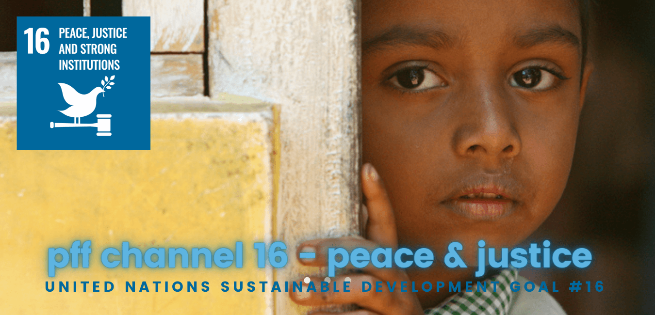 UN Channel 16, peace, justice, strong institutions