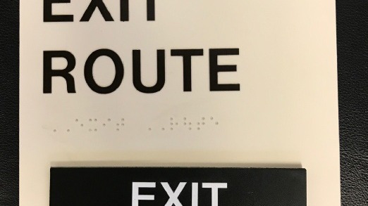 Exit route