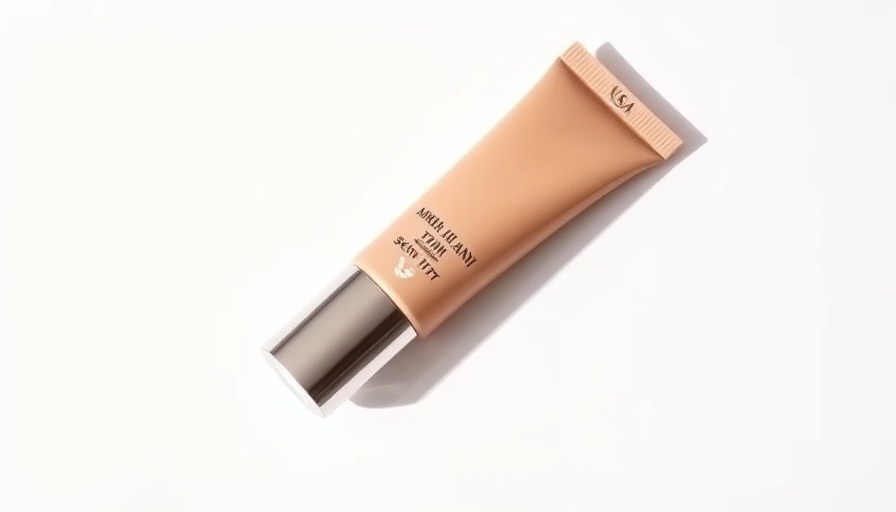 Elegant tube of Armani Skin Tint for review