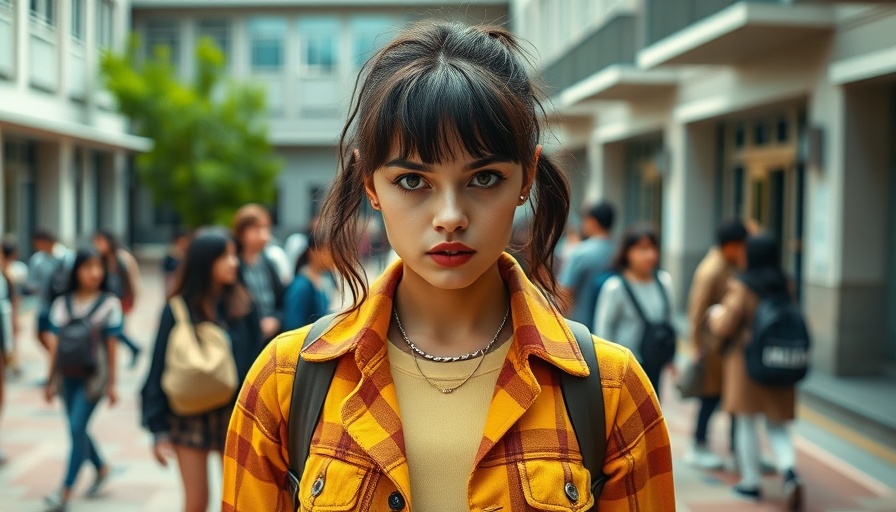 Gen Z Pop Culture Quiz: Young woman expressing disdain in iconic yellow outfit.