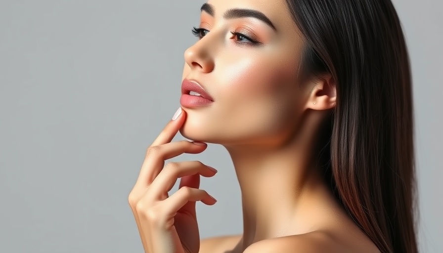 Nefertiti Lift non-surgical neck and jawline contouring, elegant woman profile.