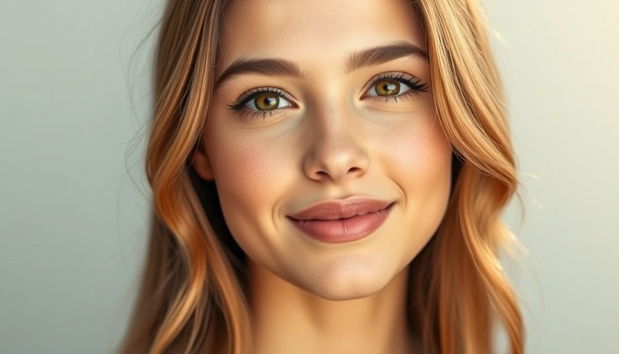 Close-up of woman with flawless skin, focusing on Tyndall effect and under-eye area.
