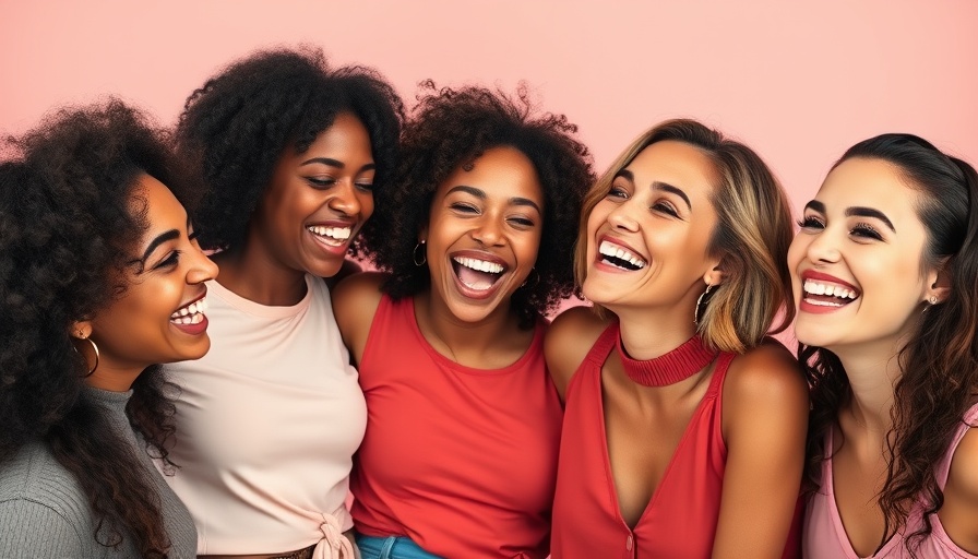Joyful women embracing New Year's wellness goals and treatments