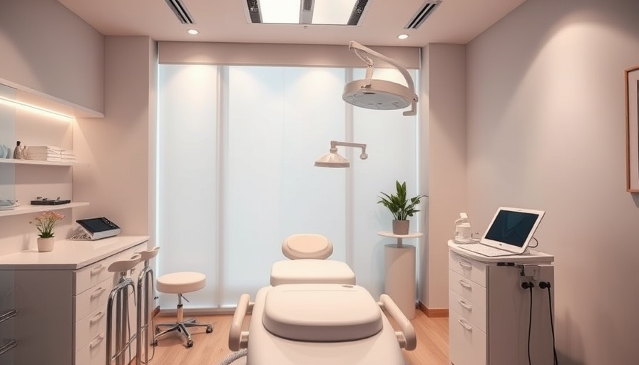 Clinic interior showcasing benefits of microneedling in Orange County.