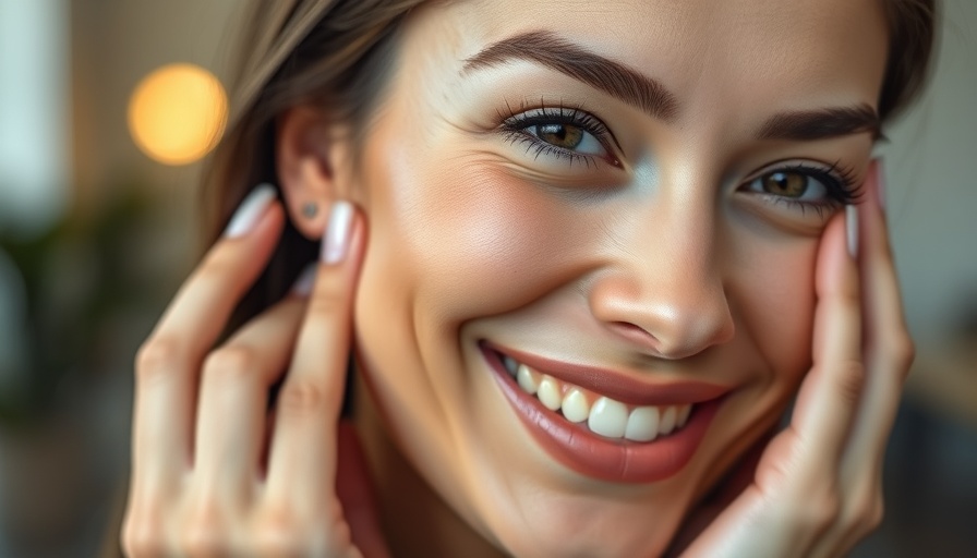 Smiling woman with smooth skin highlighting BOTOX® for smooth wrinkles.