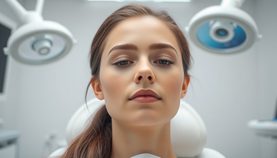 Woman in clinic for PDO thread lifts in Orange County