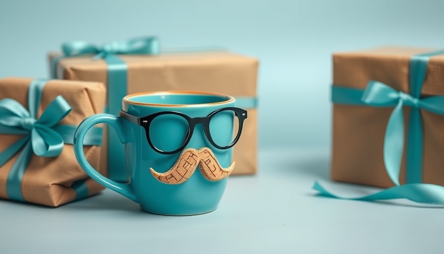 Father's Day gift for him: quirky mug and gifts.