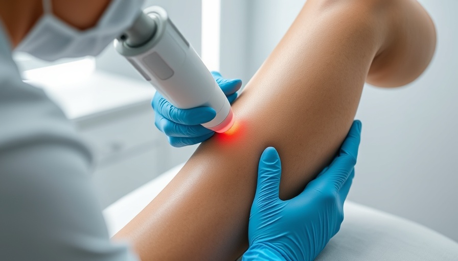 Laser hair removal on legs at modern clinic, best areas to target.