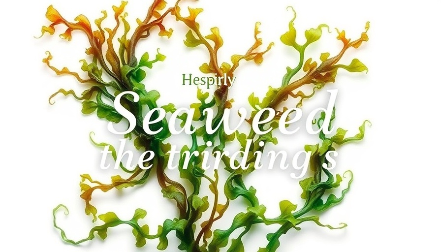 Professional image for success with inspiring seaweed collage and sleek typography.