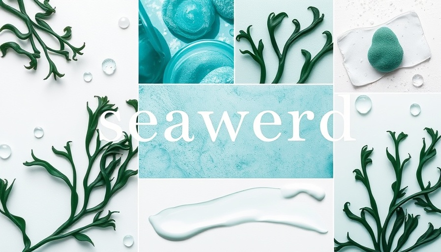 Antienvejecimiento collage for menopausal skin care with seaweed.