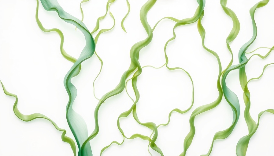 Abstract seaweed textures for skin rejuvenation concept.