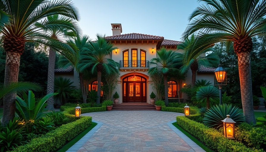 Luxurious villa entrance at wellness retreat in Puerto Vallarta.