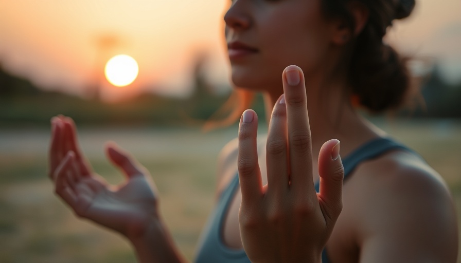 Person meditating at sunset, embodying little acts of care for your mental health.