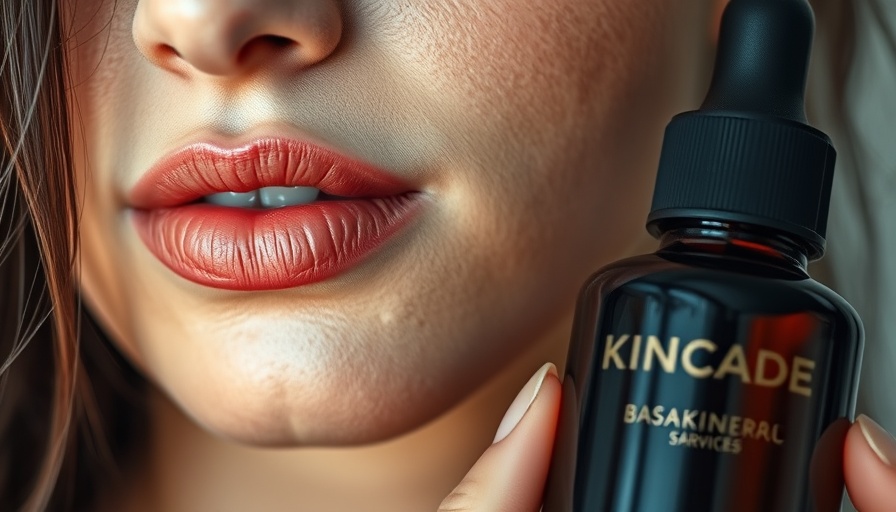 Close-up of woman with skincare bottle, highlighting importance of SPF.