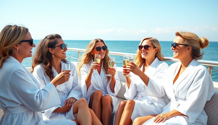 Women in robes enjoying drinks for International Self-Care Day.