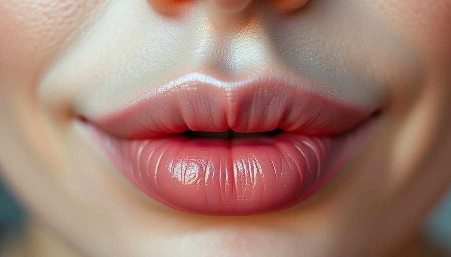 Close-up of plump lips suggesting best time to get Juvederm lip filler.