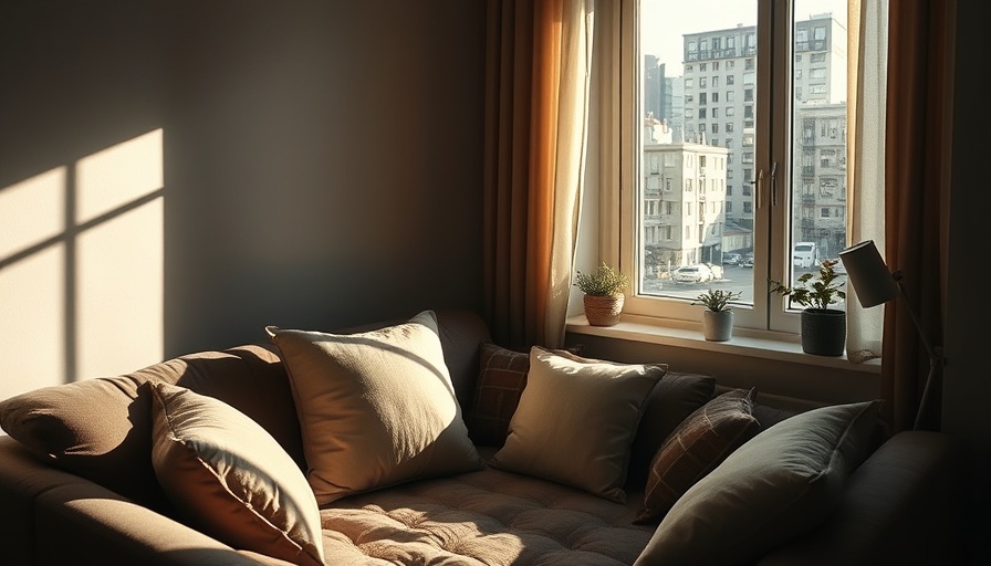 Sentimental Clutter: Cozy room corner with morning light through window.