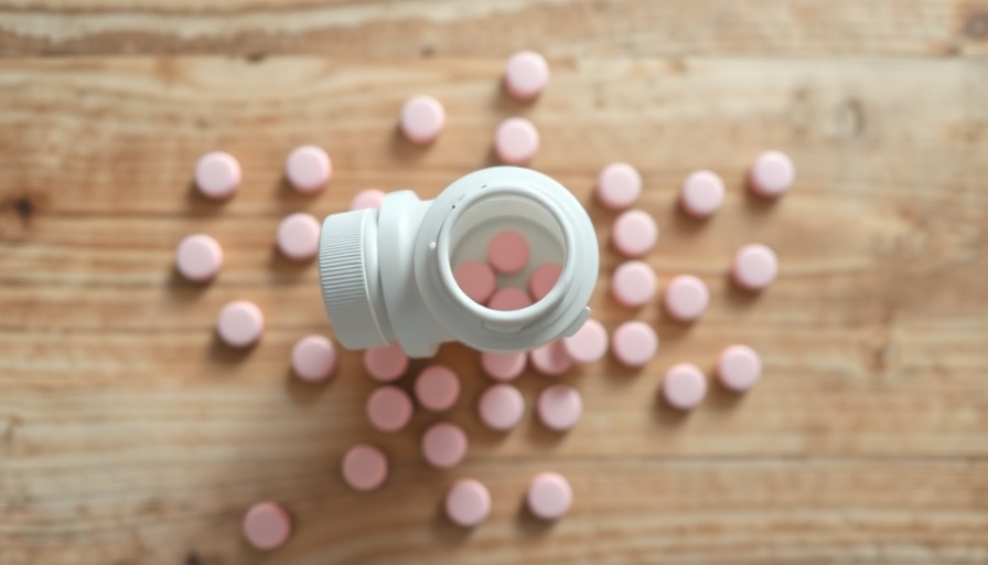 Pink tablets and white bottle on a wooden table, DIY Natural Antihistamine