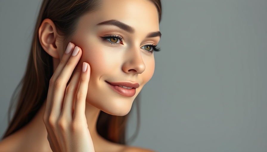 Serene woman showcases benefits of a laser carbon peel