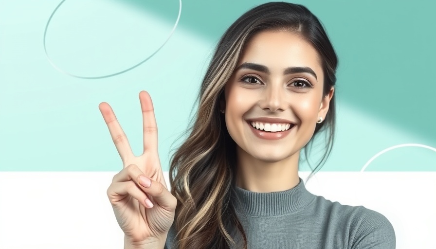 2025 skincare trends presentation with a smiling woman.