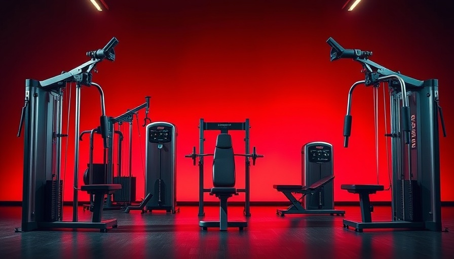 Best Smith machines for a home gym in 2025 against a vibrant red background.