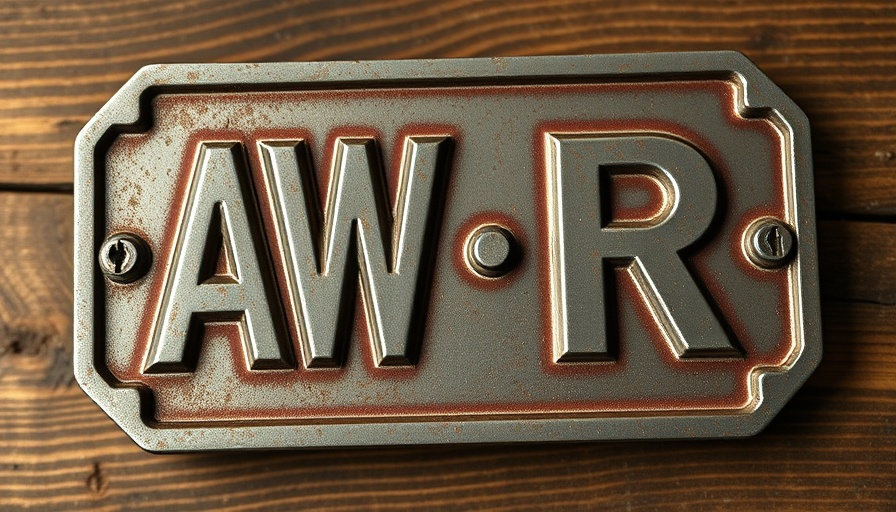 6-day workout split logo on a rustic weight plate