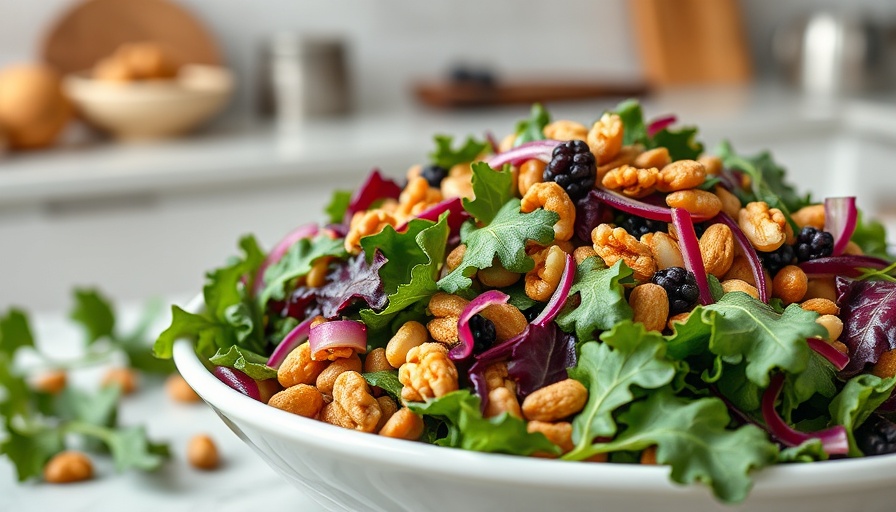 Colorful winter wheat berry salad in a bowl with vibrant ingredients.