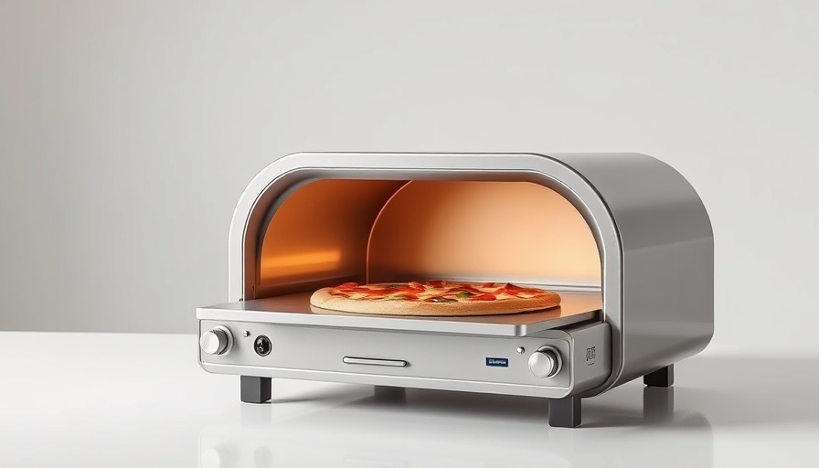 Portable pizza oven with digital display, ideal for Last-Minute Father's Day Gifts on Amazon.