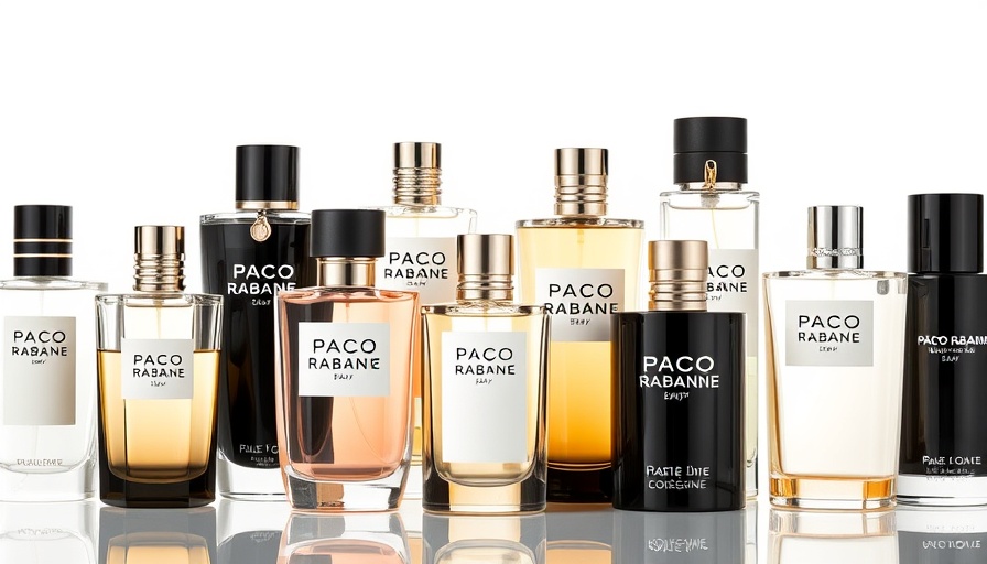 Luxurious display of best Paco Rabanne colognes
