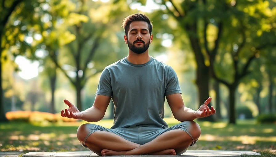 Meditation to Help Decision Making: individual meditating in a serene park.