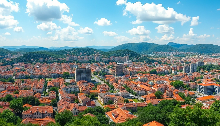 Expansive cityscape view of Bursa, perfect for day trips from Istanbul.