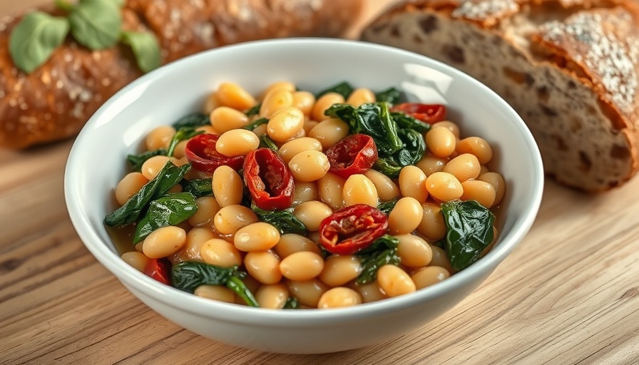Creamy butter beans with spinach and sun-dried tomatoes, Marry Me Butter Beans recipe.