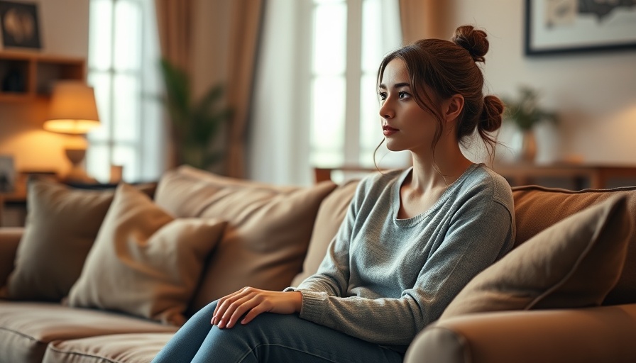 Thoughtful woman illustrating social fatigue due to chronic illness.